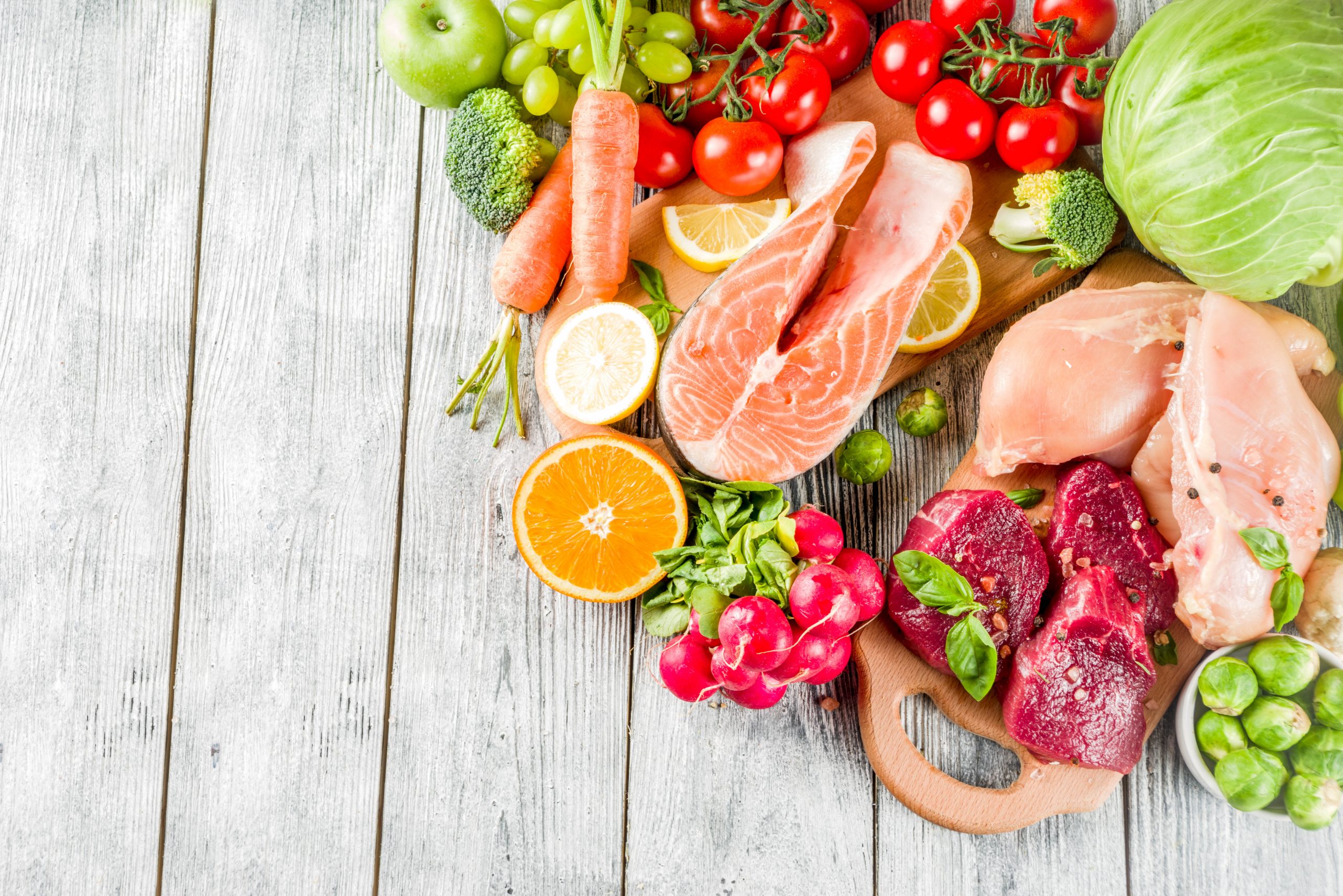 Produkty żywnościowe stosowane w diecie Pegan i paleo